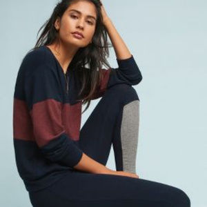 NWT Anthropologie Sundry Colorblock Swtshrt